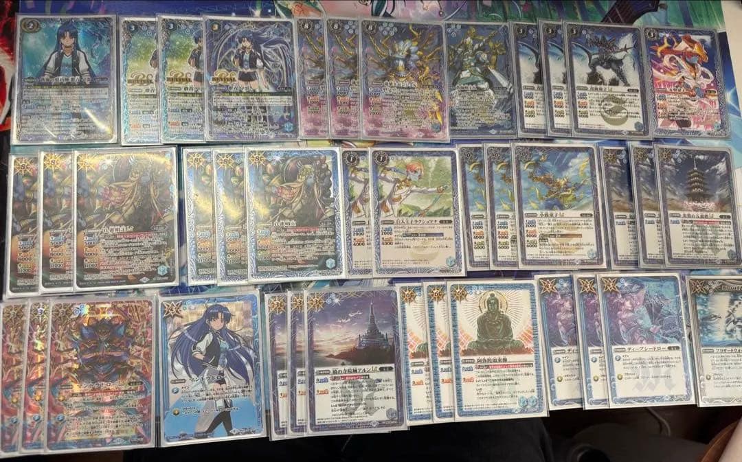 群青早雲デッキ　シークレット多数　スリーブ付き