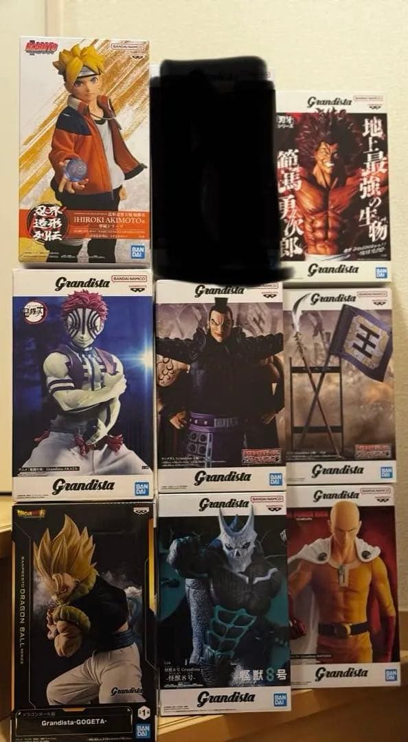 【フィギュアまとめ売り】 範馬勇次郎/クラピカ/猗窩座/王騎/ボルト/ゴジータ