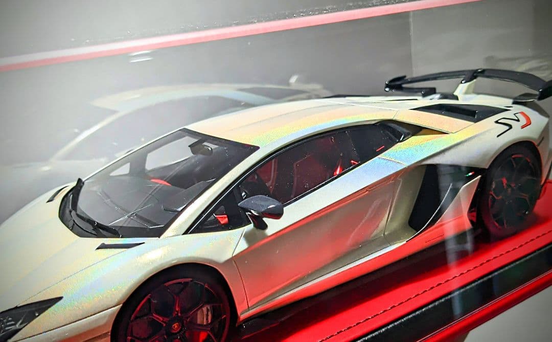 P*O様 ★世界3台★MR★1/18★ランボルギーニイオタ★ホワイトパール　#B