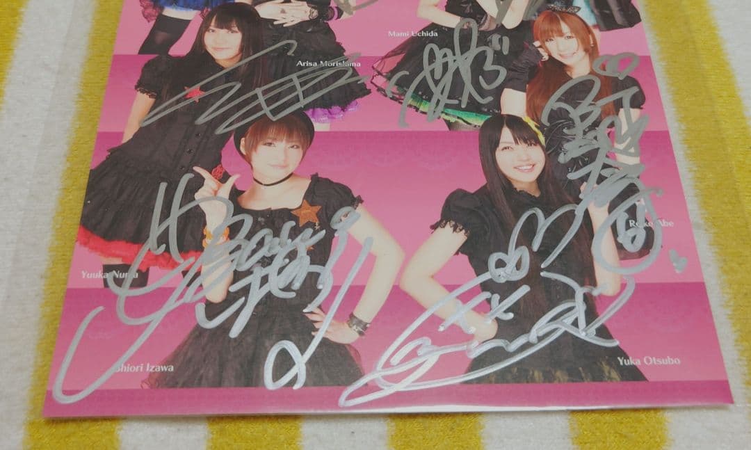 入手困難品!!希少!!!!Twinkle☆Girls Ailes ８人直筆サイン
