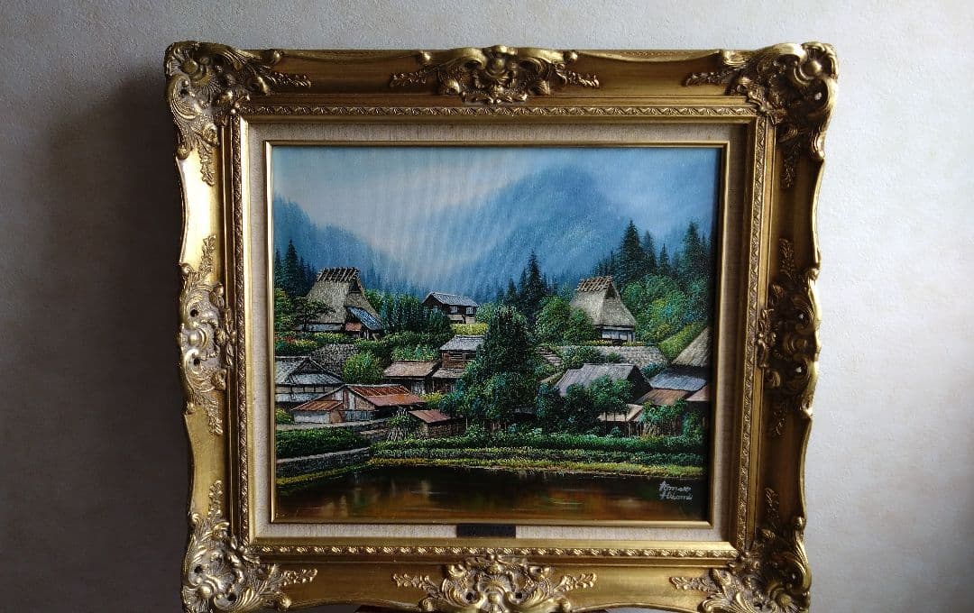 人見友紀　伝説の逃亡画家　油彩画　油絵　10号　人見友紀