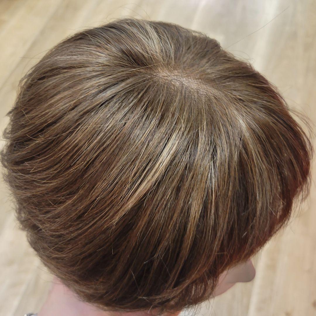 8分ウィッグ メッシュ入り