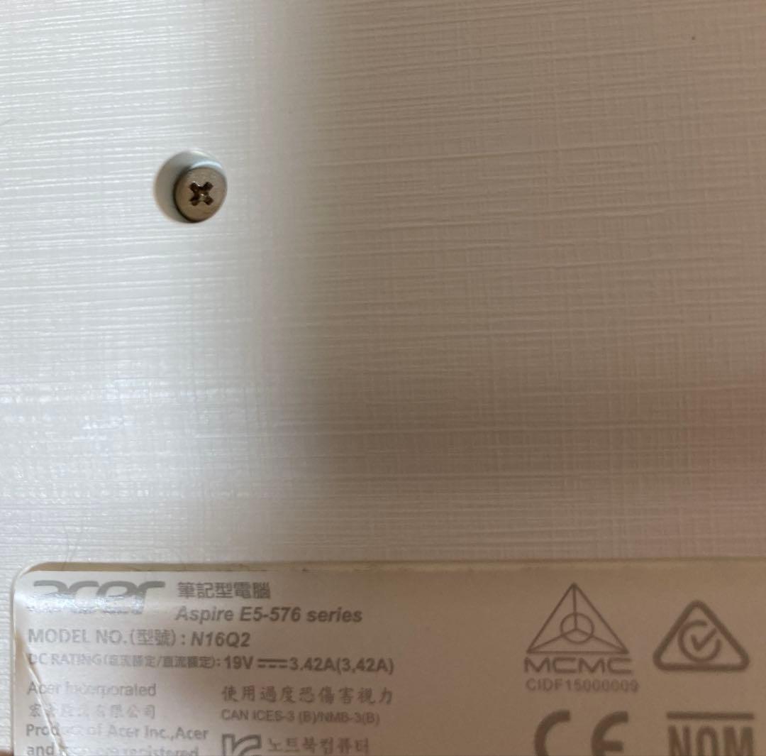 【動作確認済み】Acer ノートPC 15.6インチ