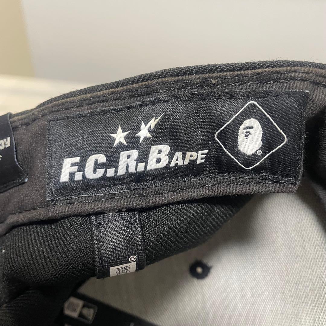 エイプ　エフシーレアルブリストル　キャップ　ブラック　カモ柄