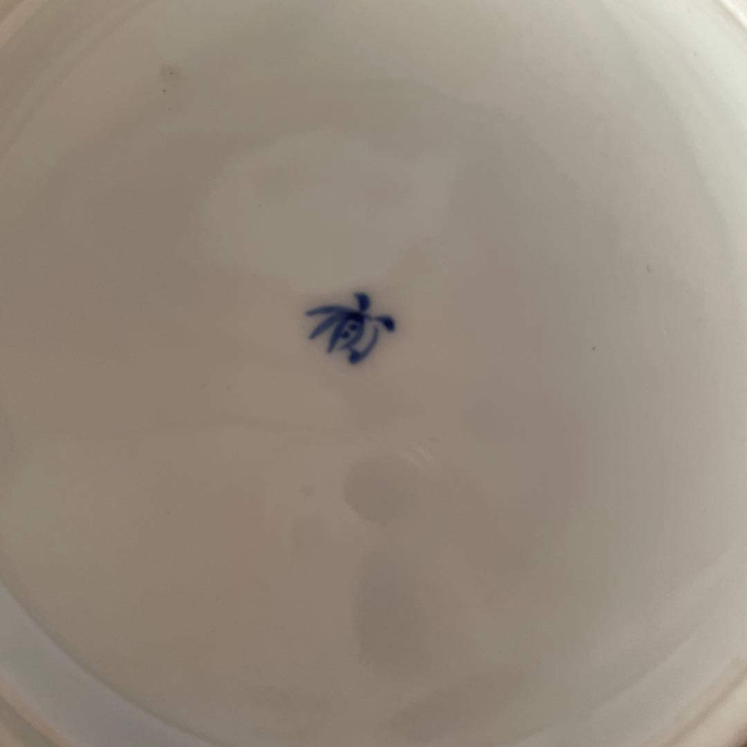 オールド香蘭社 花瓶　老松　手描き+深川製磁　寿赤絵　小鉢五脚