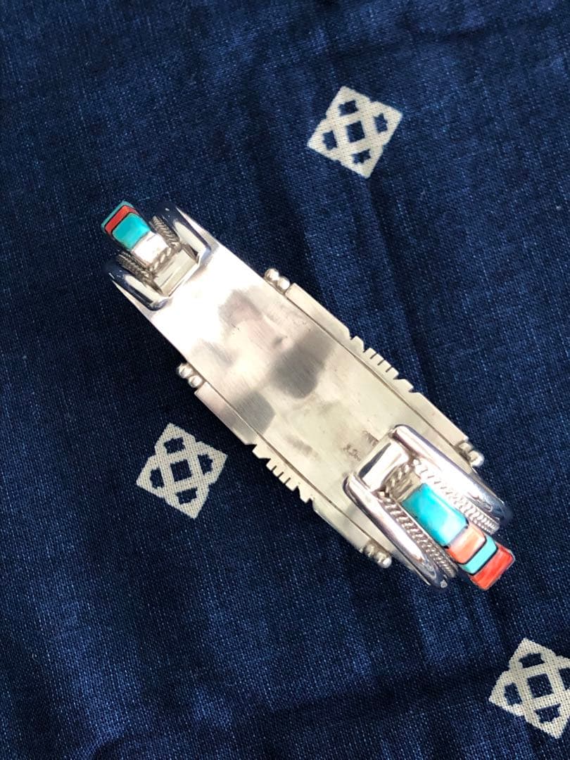 Joan Douglas インレイ　バングル　ズニ　インディアンジュエリー