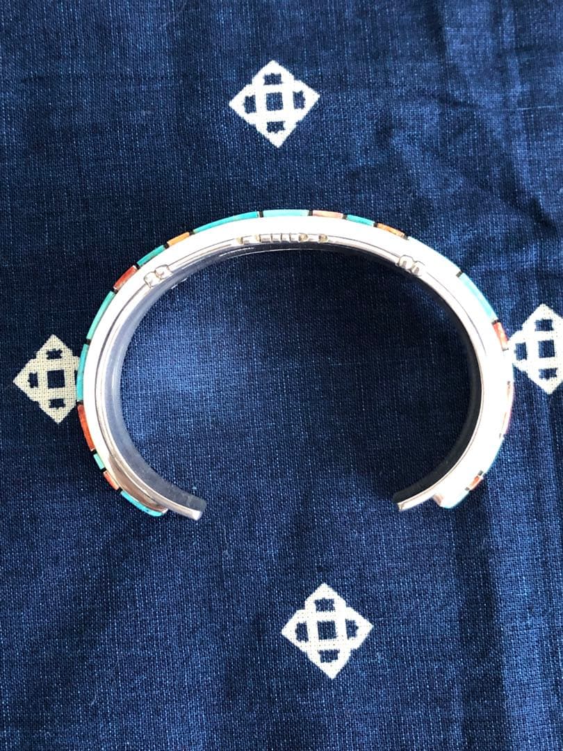 Joan Douglas インレイ　バングル　ズニ　インディアンジュエリー