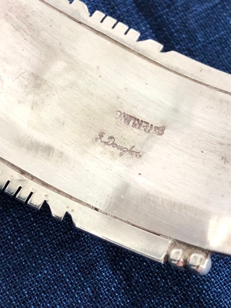 Joan Douglas インレイ　バングル　ズニ　インディアンジュエリー