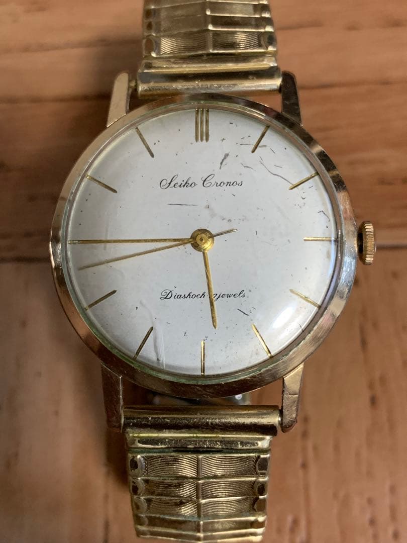 セイコー SEIKO クロノス 手巻き 腕時計 GP ゴ—ルド1966年代