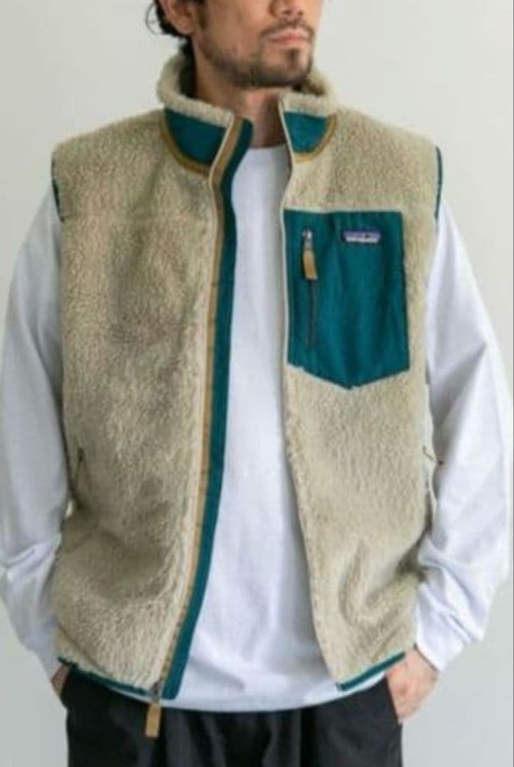 【極美品】patagoniaパタゴニア メンズクラシックレトロXベスト ペリカン