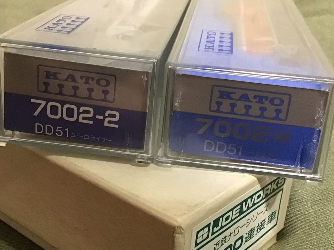 確認用 KATO DD51/7002-2 Nゲージ 機関車/ユーロライナー2両