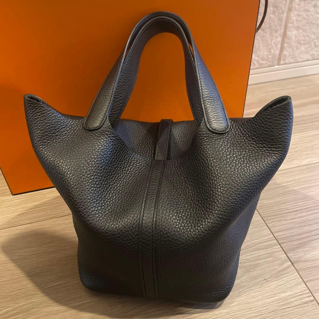 【美品】エルメス　ピコタンMM ブラック　Z刻印