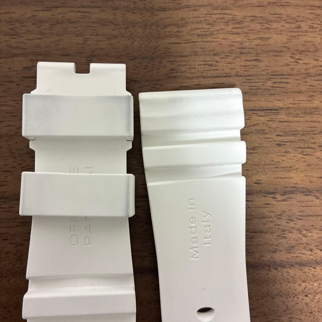 パネライ 純正ベルト カウッチュー アコーディオン 26/22mm 三つセット