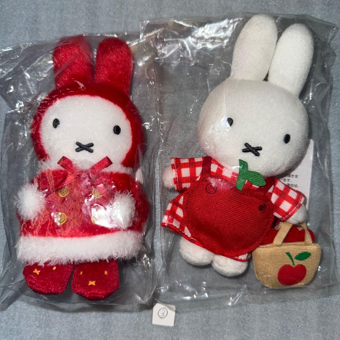ミッフィーzakkaフェスタ 2026 限定マスコット　2体セット冬のひりんご③