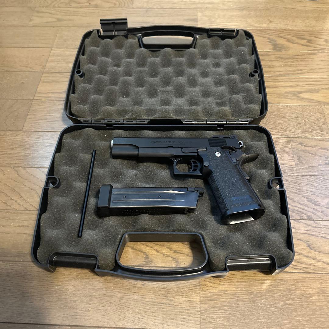 ハイキャパ5.1ガスガン トイガン ブラック 未使用 マガジン付き