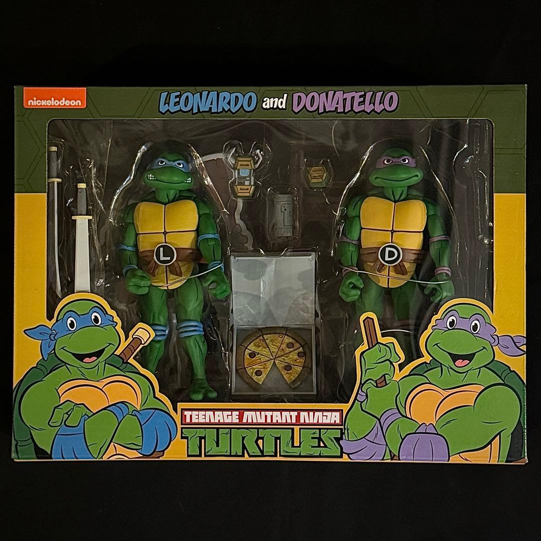 NECA ティーンエイジミュータントニンジャタートルズ レオナルド＆ドナテロ