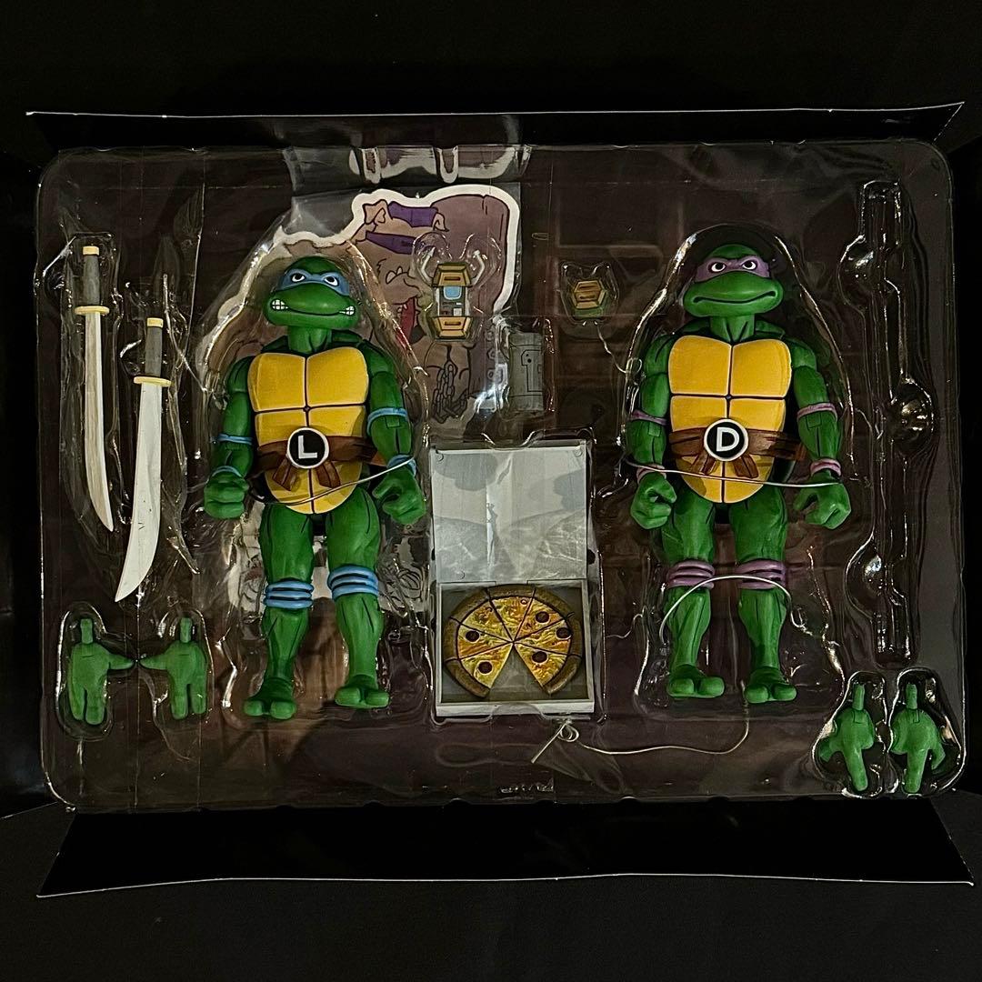 NECA ティーンエイジミュータントニンジャタートルズ レオナルド＆ドナテロ