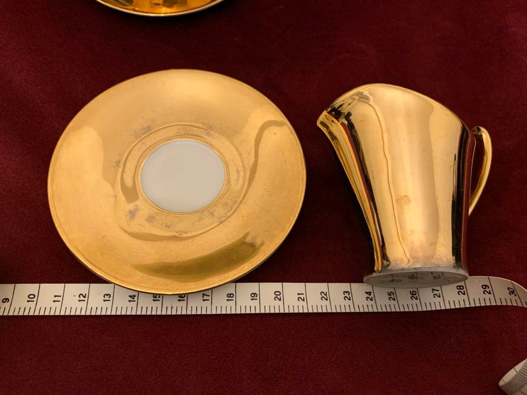 アンティーク　BAVARIA ドイツ製　カップ&ソーサー　ミルクピッチャー