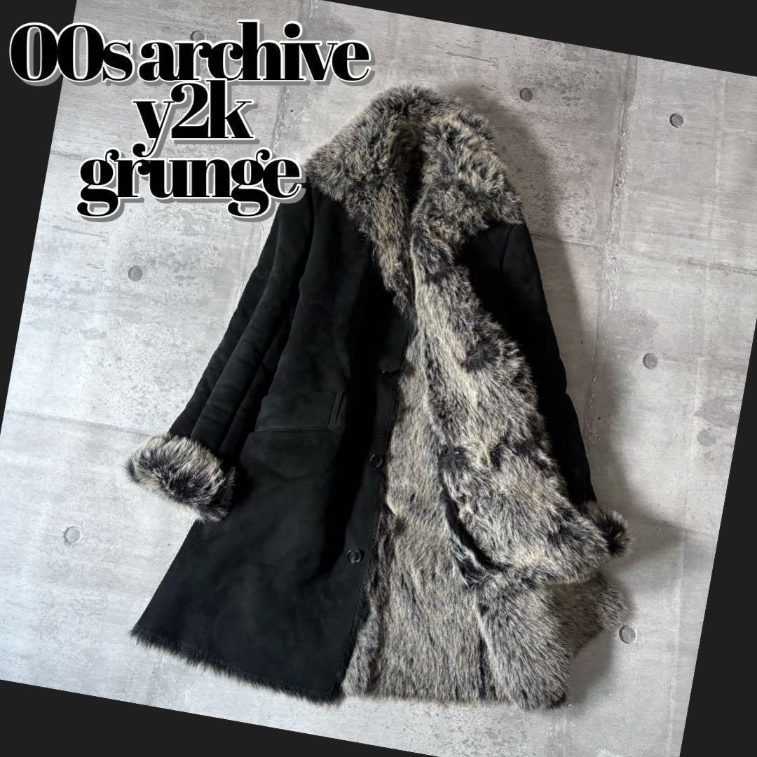 ジャケット・アウター 00s archive hamnett far moutonjacket y2k