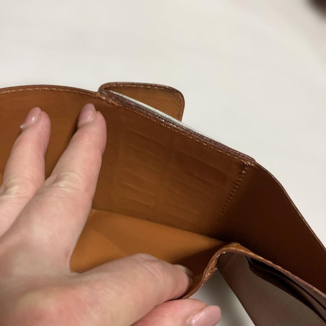 専用デス‼️Felisi シルバー レザー 三つ折り財布　ユニセックス