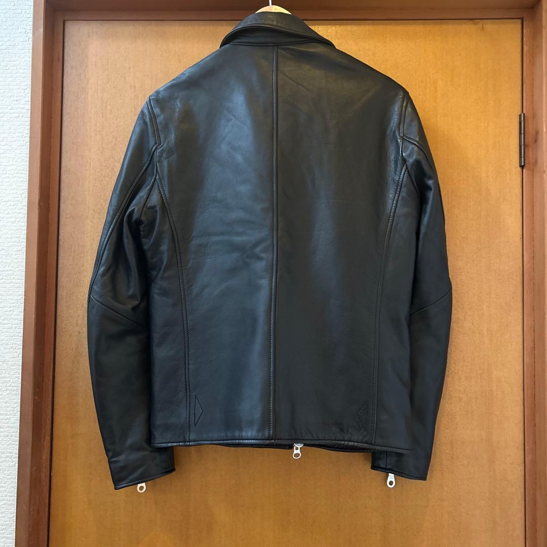 Mana 様　ナノユニバース シングルライダース ジャケット 羊革 本革 M