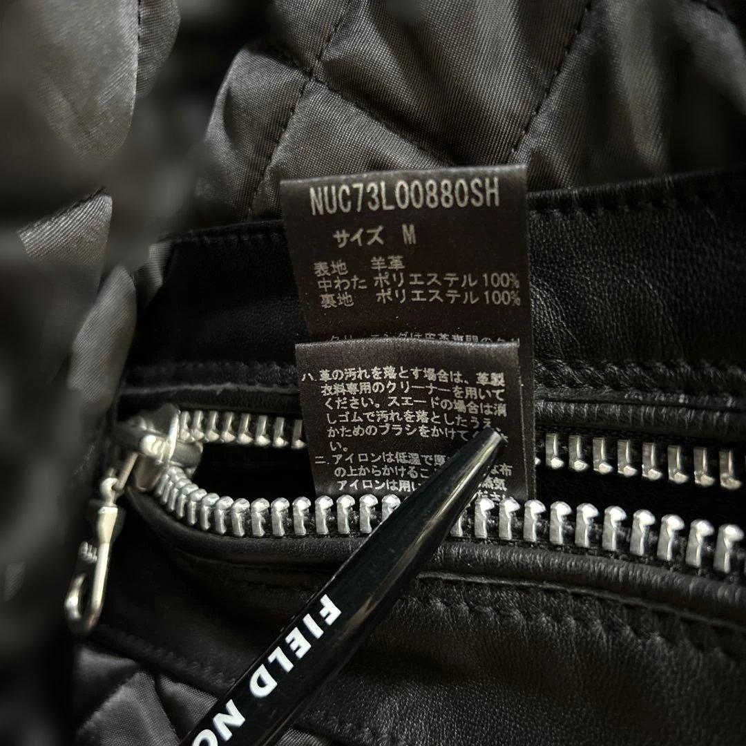 Mana 様　ナノユニバース シングルライダース ジャケット 羊革 本革 M