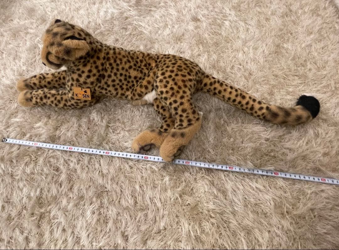 KOSEN ケーセン　レアな寝そべりチーター　CHEETAH 73cm 5490