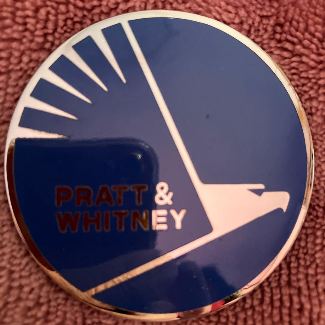 1980年代Pratt & Whitney エンブレム ロゴ ブルー シルバー