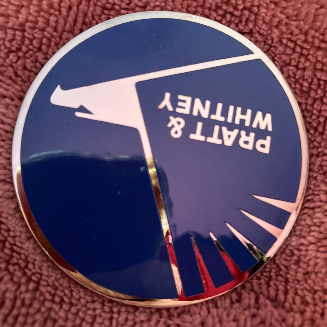 1980年代Pratt & Whitney エンブレム ロゴ ブルー シルバー