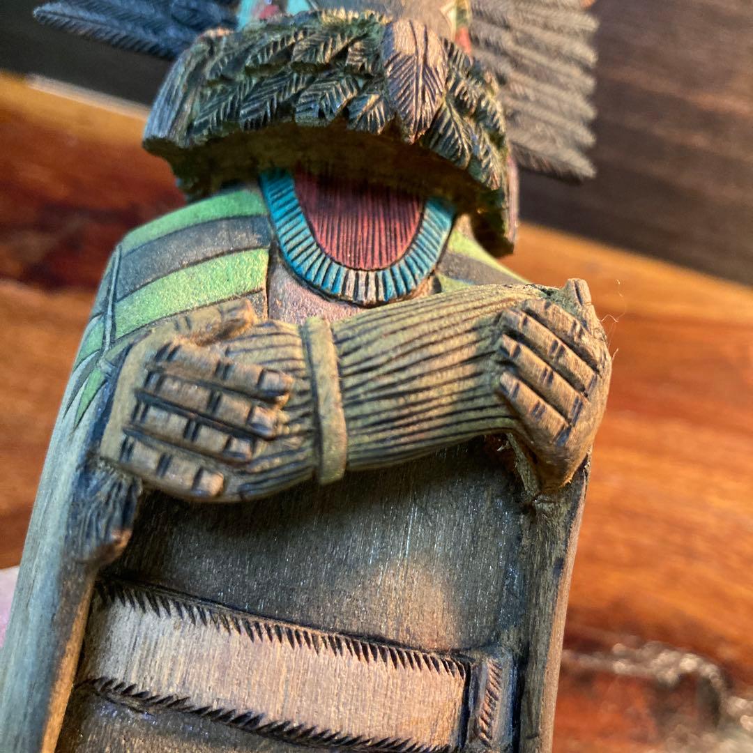 ホピ族 カチナドール　Crow Mother 【M. Bilagody作】