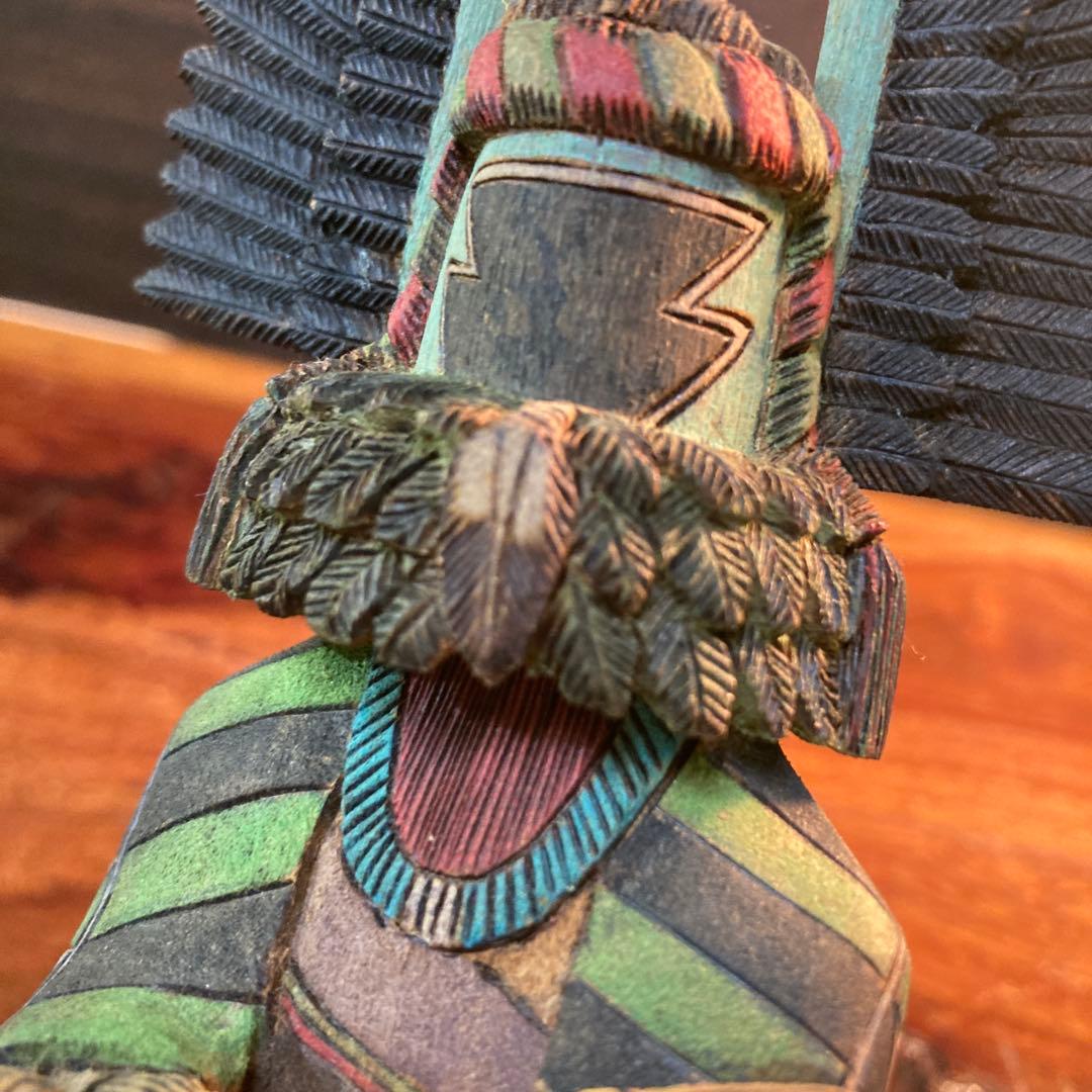 ホピ族 カチナドール　Crow Mother 【M. Bilagody作】