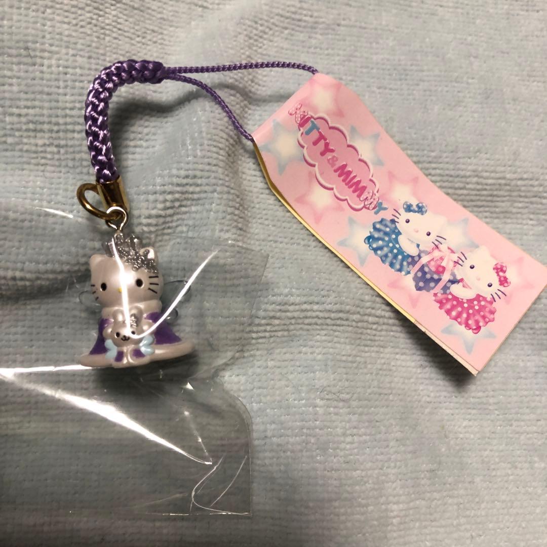 キティ根付け　キティ&ミミィ28th 希少 スノーフェアリー　クィーン