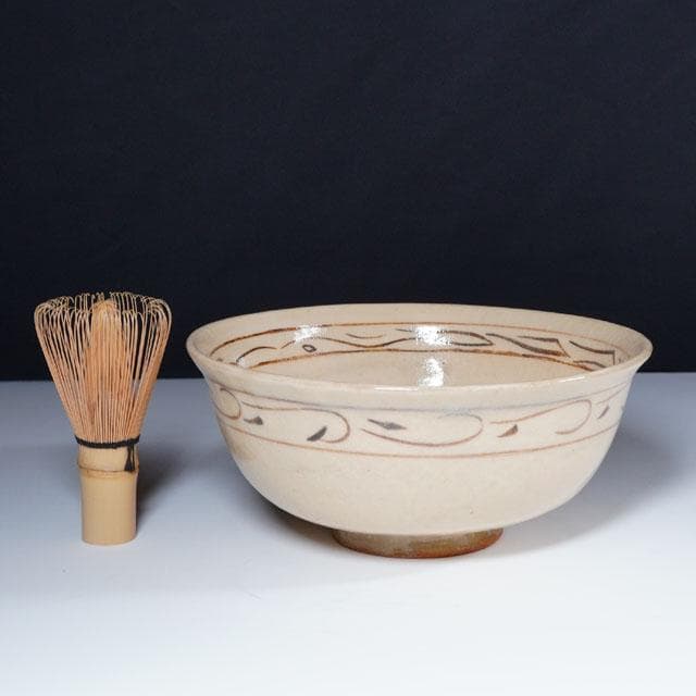 四代 真清水蔵六　絵高麗菓子器　共箱　茶道具　京焼　菓子鉢