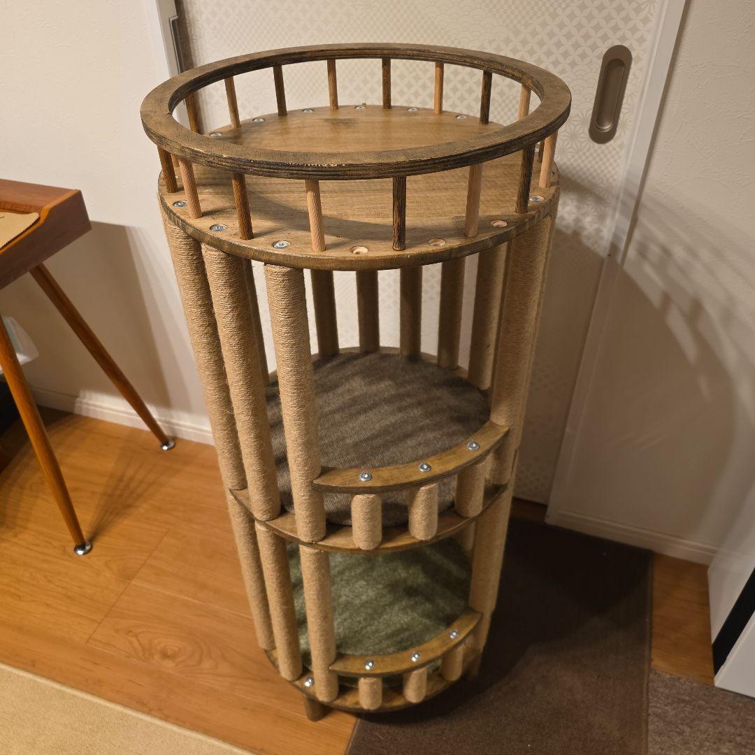 木製キャットタワー 101cm