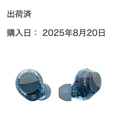 【極美品】SONY WF-C710N グラスブルー 箱・付属品完備 ソニスト購入