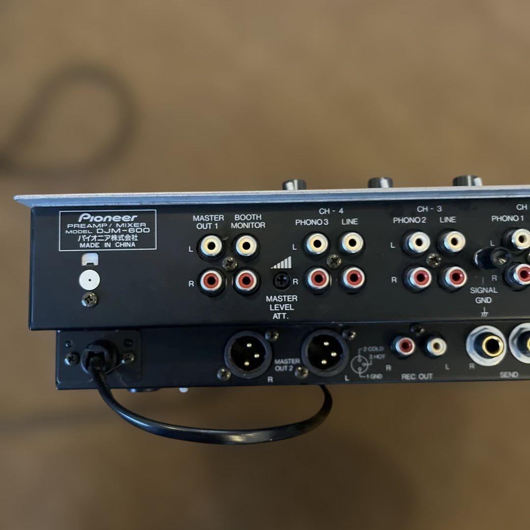 美品！動作良好！Pioneer DJM-600 DJミキサー