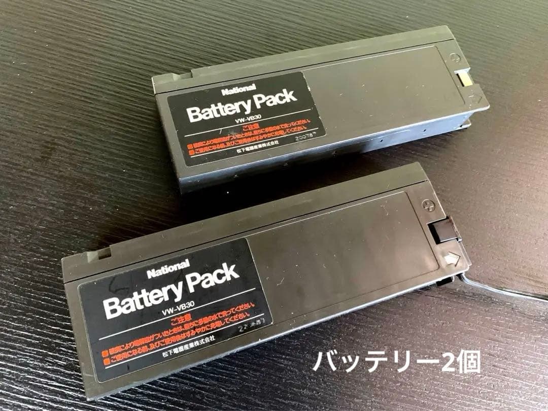 ジャンク品　ナショナルビデオカメラ　NV-M21 オプション数点付　VHS