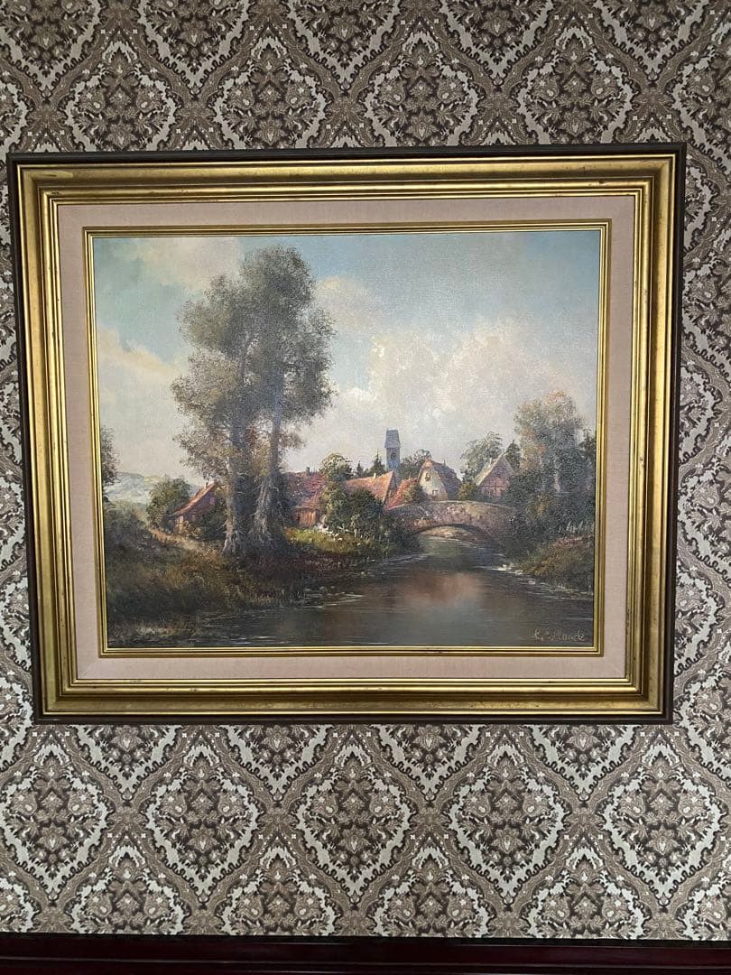 絵画　アンティーク　油彩画