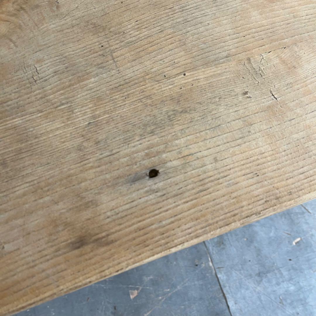 アンティーク 無垢材 サイドテーブル 飾り棚 棚 作業台 レトロ