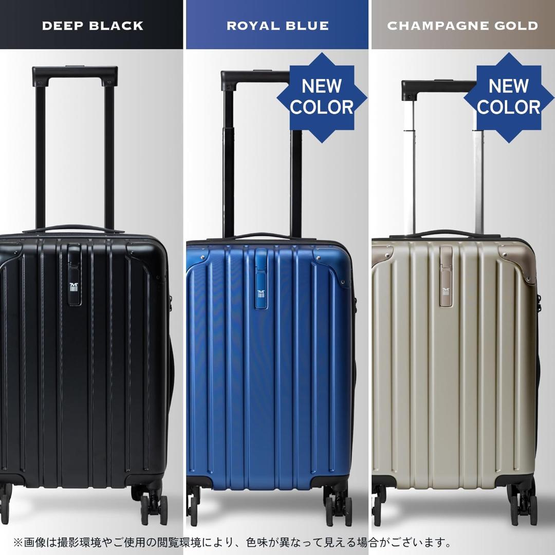 [MAIMO] スーツケース PROTES　Mサイズ フック付き ６０L ブルー