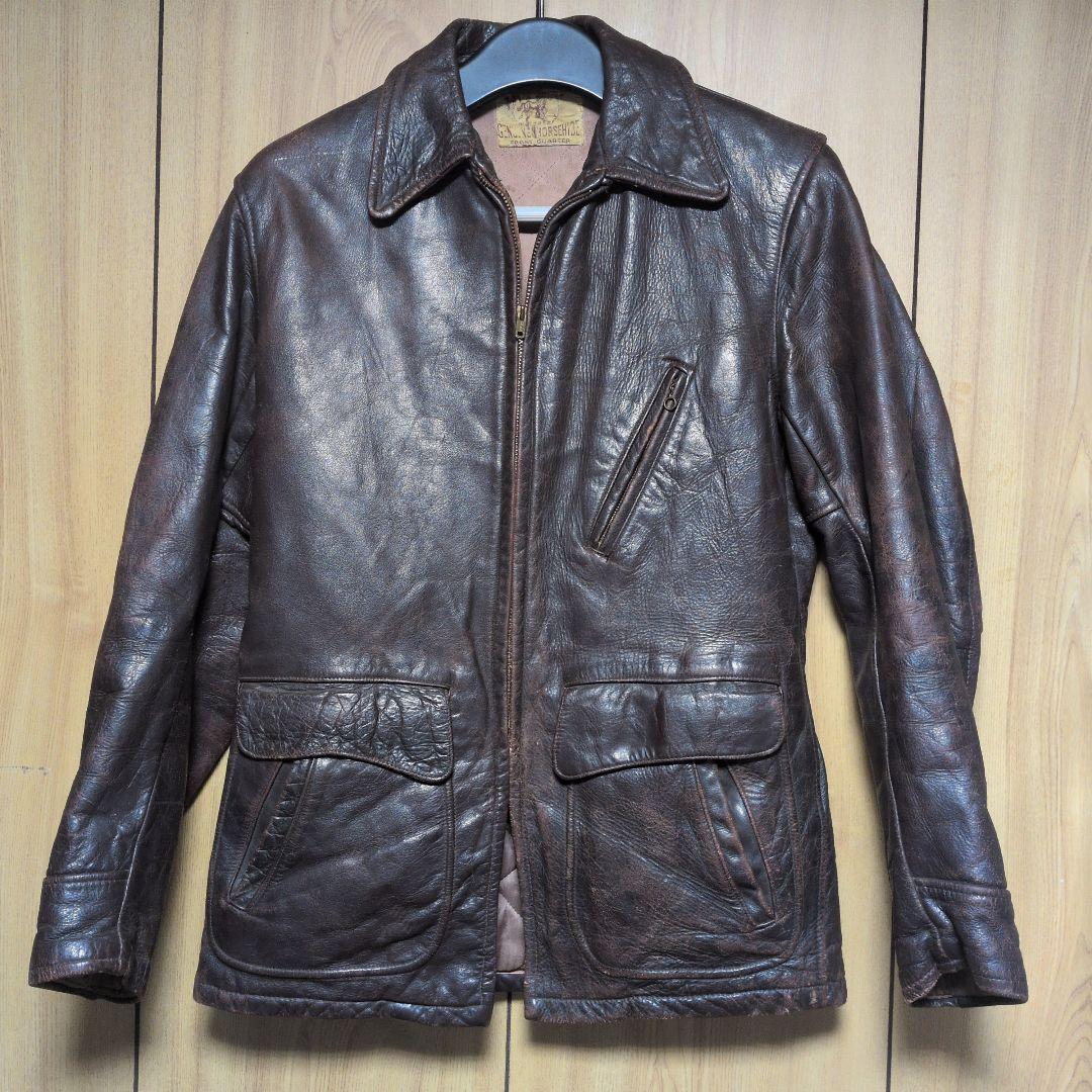 50's 60's ヴィンテージ ホースハイドレザージャケット