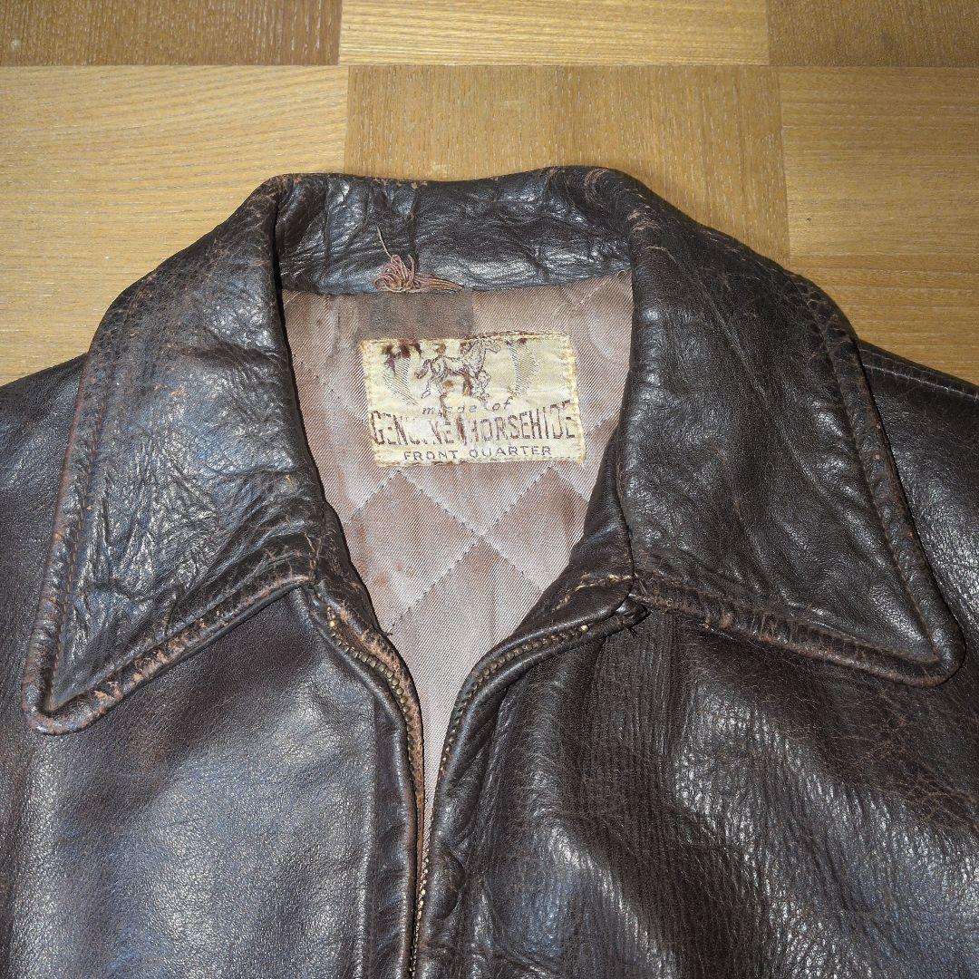 50's 60's ヴィンテージ ホースハイドレザージャケット