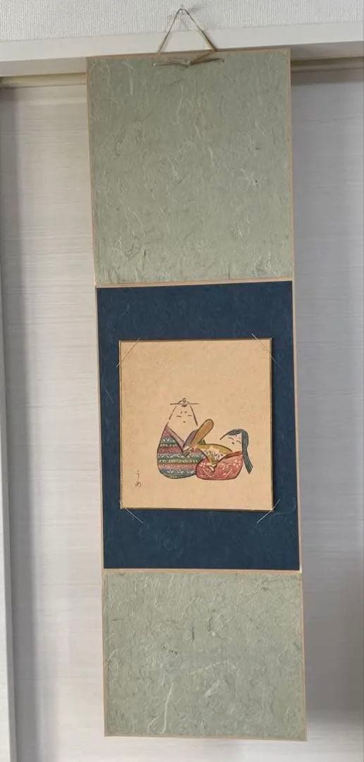 雛人形 ひな人形 タペストリー 三つ折り アンティーク　和風