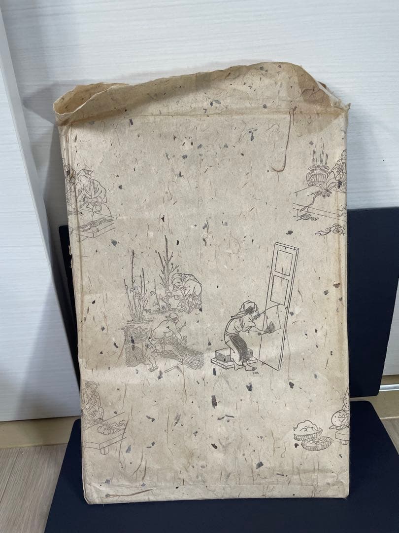 雛人形 ひな人形 タペストリー 三つ折り アンティーク　和風