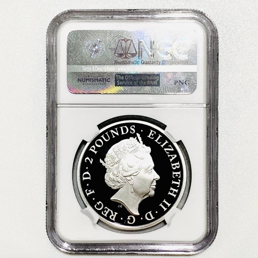 ◆PR70UC ER◆2015　ブリタニア　銀貨　NGC　イギリス
