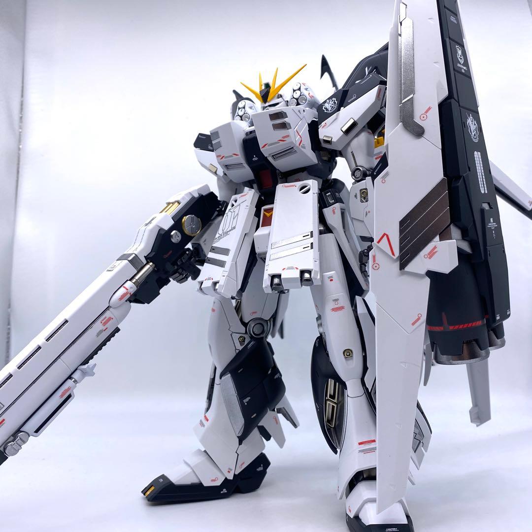 MG Ｈi-νガンダム　HWS装備型　ガンプラ　全塗装　完成品