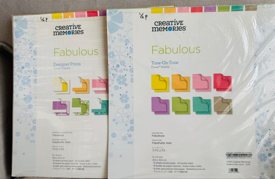 Creative Memories 12インチペーパー色々セット