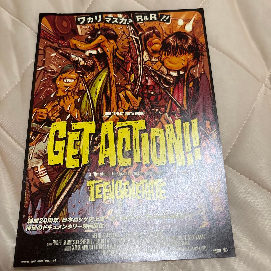 ロッキンジェリービーン　直筆サイン入り　シルクスクリーンポスター　オマケ付き