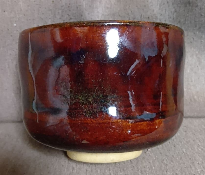 骨董品　飴釉　大樋焼　茶碗　抹茶碗　茶道具　茶器　極美品‼️