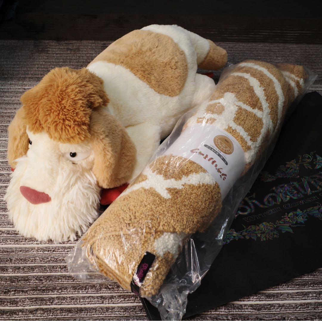 【タグ付】ジブリパーク　ヒン　ぬいぐるみ　+引っ越し魔法陣ラグ